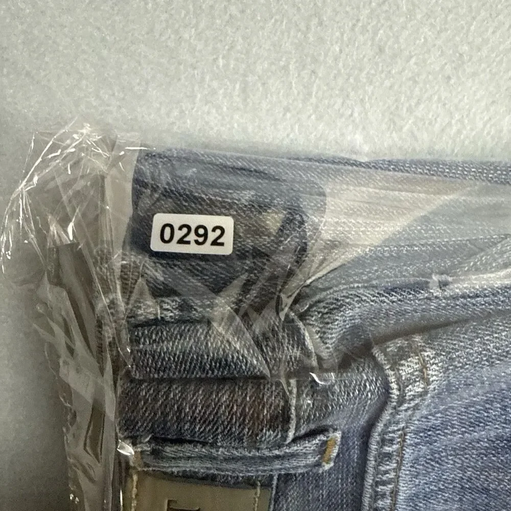 X-Foot Jeans Mens W33 L34 Bootcut Medium Wash Embroidered Pocket Denim Turkey